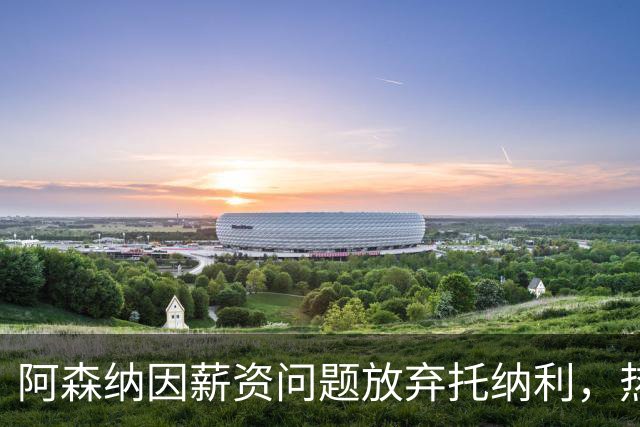 阿森纳因薪资问题放弃托纳利，热刺9.02亿元总价敲定交易